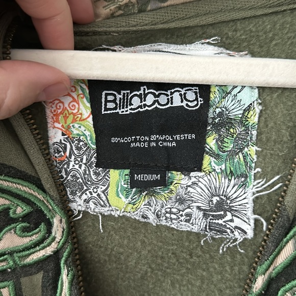 Billabong hoodie - army green - Picture 2 of 3